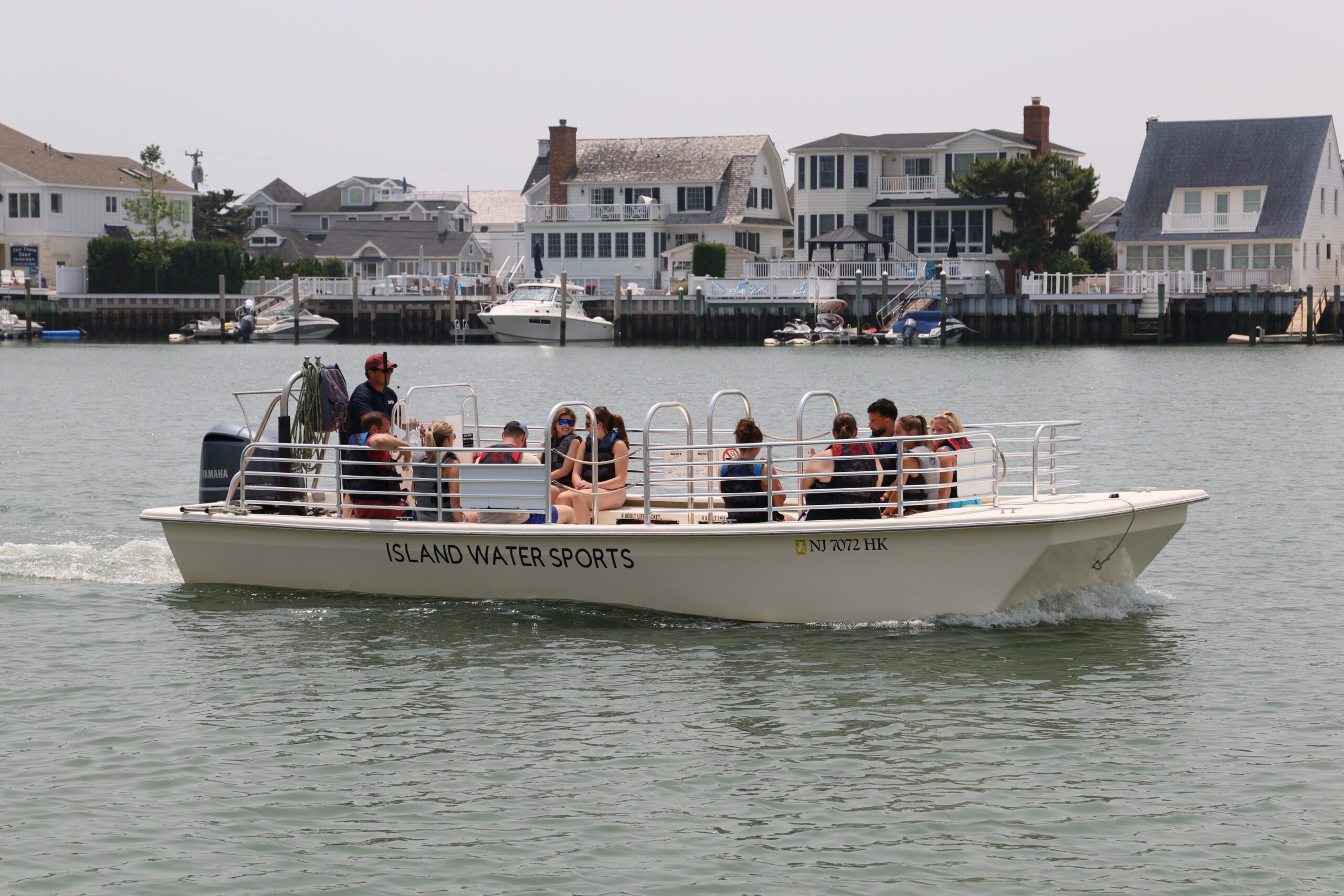 The Island Water Sports 22-passenger USCG-inspected vessel underway in Stone Harbor